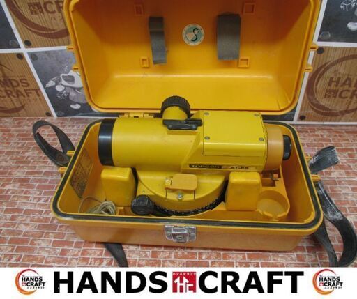 トプコン　TOPCON　AT-F6　オートレベル　中古品　三脚/ケース付き　現状品　【ハンズクラフト宜野湾店】