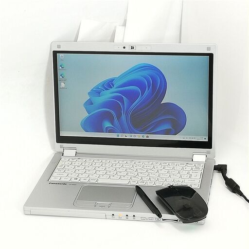 送料無料 日本製 新品無線マウス付 高速SSD 12.5型 ノートパソコン Panasonic CF-MX5PFDVS 中古美品 第6世代 i5 8GB 無線 Bluetooth Webカメラ Windows11 Office