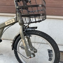 jeep 子供自転車 18インチ カーキー ☆泉大津市〜岬町まで配達可能！！