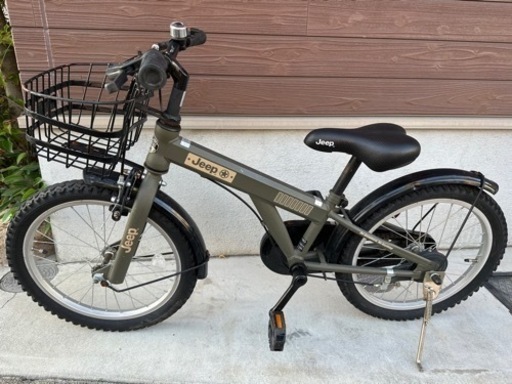 jeep 子供自転車　18インチ　カーキー　★泉大津市〜岬町まで配達可能！！