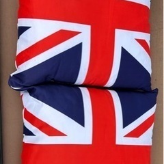 イギリス国旗柄のクッション 2つ