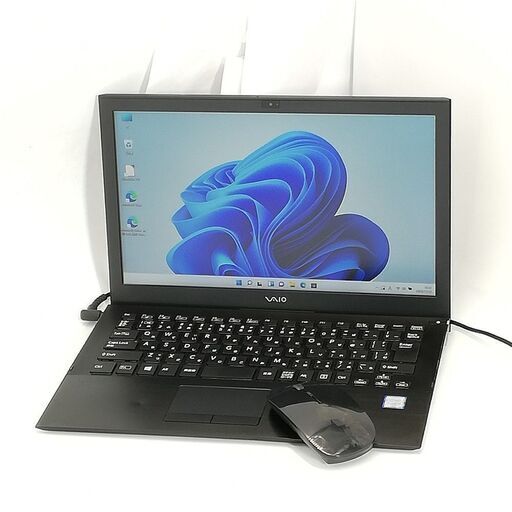 送料無料 新品無線マウス付 高速SSD フルHD 13.3型 ノートパソコン SONY VJPB11C11N 中古良品 第6世代 i5 8GB 無線 Wi-Fi Bluetooth Webカメラ Windows11 Office
