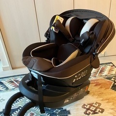 チャイルドシート isofix AILEBEBE BF921 エールベベ クルット5I グランス グランブラウン ISOFIX取付 