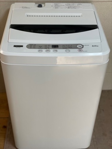 送料・設置込み　洗濯機　6kg ヤマダ　2019年