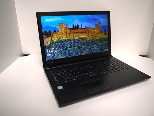 【お渡し済み】東芝 windows10 15.6型ノートPC 第7世代Corei3【メンテナンス済み】（127980）
