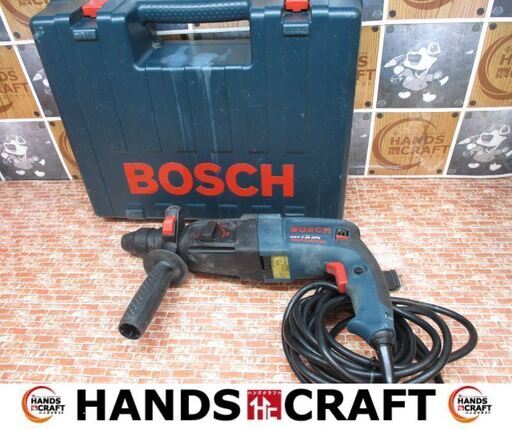 ボッシュ　BOSCH　GBH２-26DFR　ハンマドリル　中古品　ケース/刃多数有り　φ13mm　【ハンズクラフト宜野湾店】
