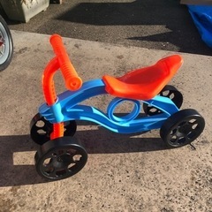 チャリンコ　子供用　自転車　ミニ　オレンジ　ブルー