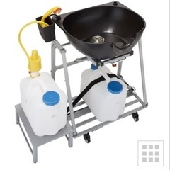 訪問美容　シャンプー台　美品　椅子付き　収納バック付き