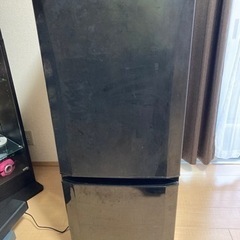 三菱　冷蔵庫　146リットル　黒