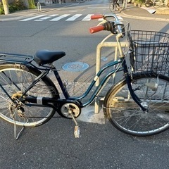 26インチ 自転車 ママチャリ 半カバー 中古