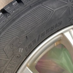 商談中)スタッドレスタイヤ ホイール 4本 軽GOODYAER 155/65R13