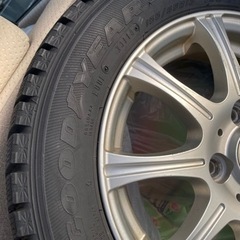 商談中)スタッドレスタイヤ ホイール 4本 軽GOODYAER 155/65R13