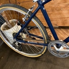 【7段変速】700×35c クロスバイク　ブルー