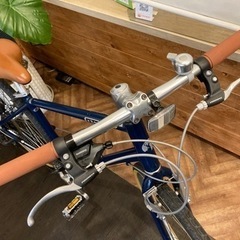 【7段変速】700×35c クロスバイク　ブルー