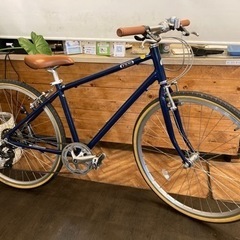 【7段変速】700×35c クロスバイク　ブルー