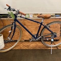 【7段変速】700×35c クロスバイク　ブルー