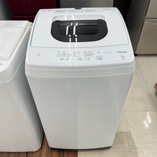 11-36【中古品】日立 全自動電気洗濯機 NW-50G形 2022年製 5kg (錬金堂