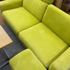 2.5人掛けソファ オットマン付【店頭取引限定】【中古品】早い者勝ち 