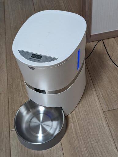 ペット用自動給餌器 3.8L大容量 音声記録機能付き