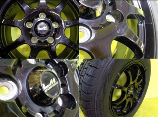中古ホイール  レアマイスター LM SPORT 7J-16 +45 114.3 5H ダンロップ WINTER MAXX WM01 215/60R16 中古ホイール レアマイスター LM SPORT 7J-16 +45 114.3 5H ダンロップ