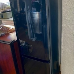 三菱 168L 2ドア冷蔵庫（ブラック）【右開き】