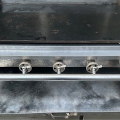業務用 卓上 グリドル 都市ガス 鉄板グリドル 幅780×奥行600×高さ235 