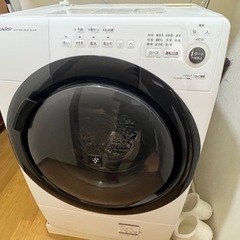 本日掲載最終日‼️値下げしました。シャープドラム式洗濯機7️⃣k