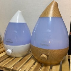 加湿器raydrop 2つ(2.4L 3.8L)