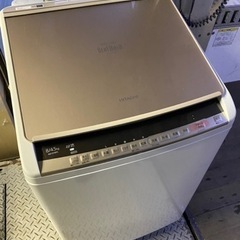 福岡市内配送設置無料 BW-DV80C 縦型洗濯乾燥機 ビートウォッシュ シャンパン [洗濯8.0kg /乾燥4.5kg  /ヒーター乾燥(水冷・除湿タイプ) /上開き] - 家電