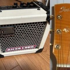 Ibanez Artwoodギター・L.R.BAGGS M-1 Active・ローランドアンプ 