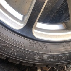 185/55R15 DUNLOP スノータイヤ付き