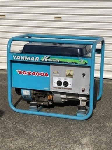(商談成立しました)中古ヤンマー発電機　YSG2400A((50Hz)