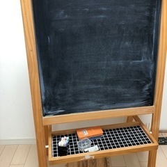 IKEA 黒板　お絵描きボード　チョーク　黒板消しセット