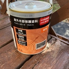 DIY  塗料　ブラック　未使用　ウッドデッキ　