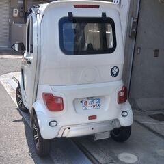 ミニカー・まもなく取消ます・一充電100km走行・速度59km/h