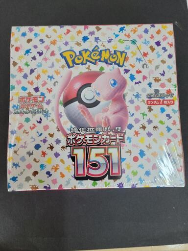 【シュリンク付き】ポケモンカード　ポケモンカード１５１　ボックス　リサイクルショップ宮崎屋住吉店23.11.15k