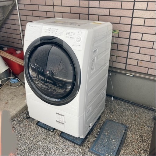 SHARP ドラム式洗濯乾燥機 ドラム洗濯機 プラズマクラスター ES-S7G