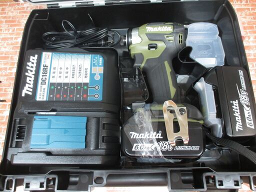 マキタ　makita　TD173DRGXO　インパクトドライバ　フルセット　中古美品　バッテリ18V二個/充電器付き　オリーブカラー　【ハンズクラフト宜野湾店】
