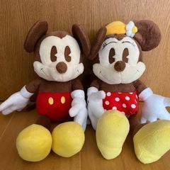 ミッキー&ミニー人形
