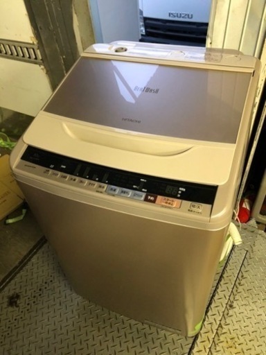 北九州市内配送無料　保証付き　日立 HITACHI BW-V100B N [ビートウォッシュ 全自動洗濯機 （10kg） シャンパン]