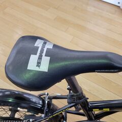 ☆ジモティ割あり☆ HUMMER 折り畳み自転車 黒 H×D×W クリーニング済み