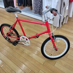 ★ジモティ割あり★  自転車 赤 H×D×W クリーニング済み ...