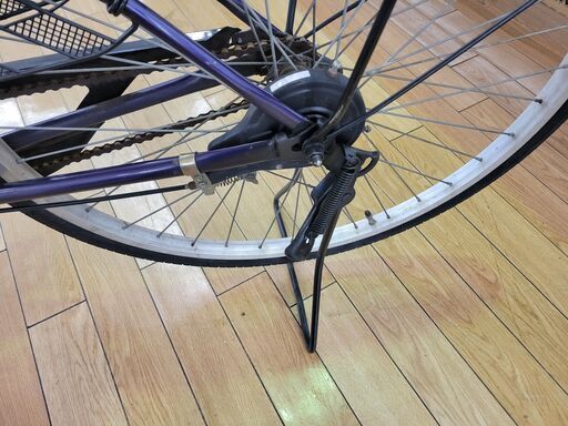 ☆ジモティ割あり☆ 自転車 紫 H×D×W クリーニング済み TK947