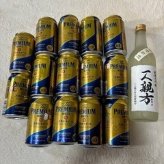 ザ　プレミアム　モルツ350ml 14本　日本酒720ml1本