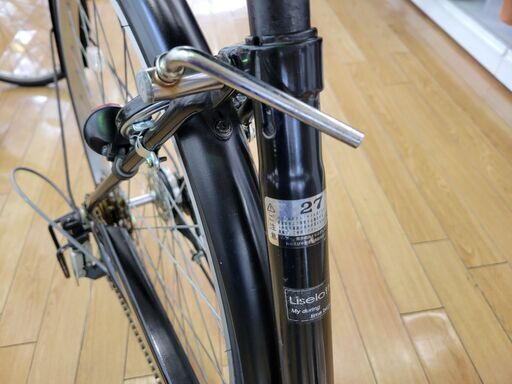 ★ジモティ割あり★  自転車 黒 H×D×W クリーニング済み TK948 ☆ジモティ割あり☆ 自転車 黒 H×D×W クリーニング済み TK948