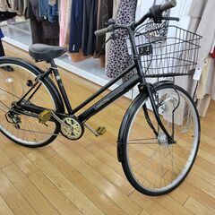 ★ジモティ割あり★  自転車 黒 H×D×W クリーニング済み ...