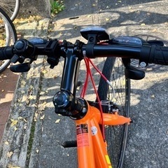 3/8値下げしました!! FUJI 700C クロスバイク ギア付き オレンジ