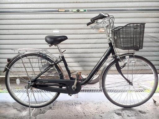 自転車　中古　ブリヂストン　内装3段変速　カゴリアキャリア(チャイルドシート取り付け可能)付き　鍵(BRIDGESTONE製)付き　タイヤ26インチ　カラーブラック