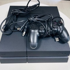 PS4 本体、コントローラー、接続部品あり【ジャンク品】