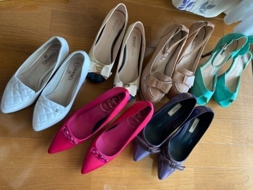 パンプス、ハイヒール6足２３センチ